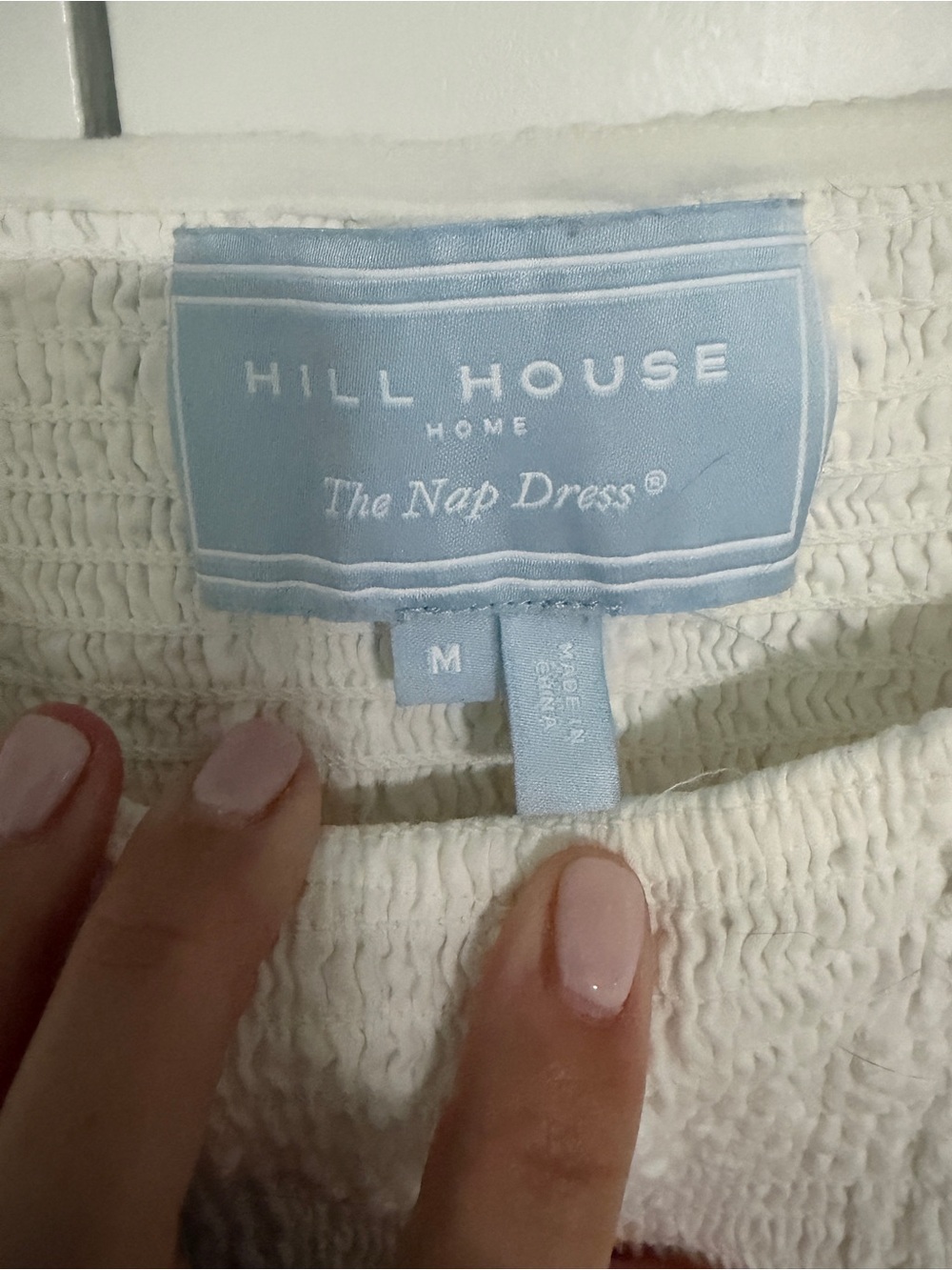 Hill House Home White Eyelet Nap Dress View 4